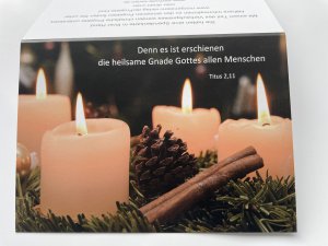 unverpackte Weihnachtskarte 013 - Titus 2,11